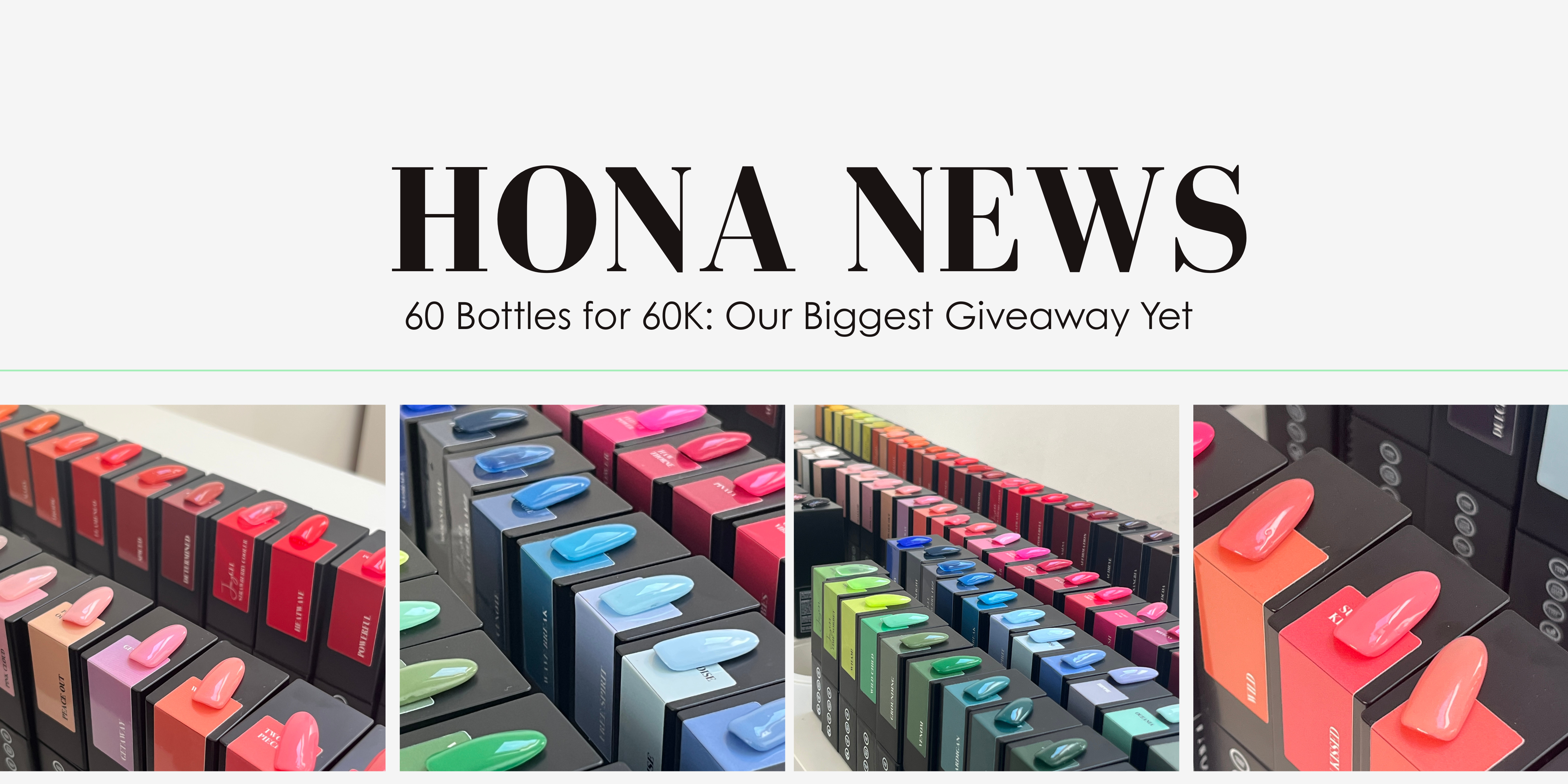 60 Bottles for 60K: Our Biggest Giveaway Yet