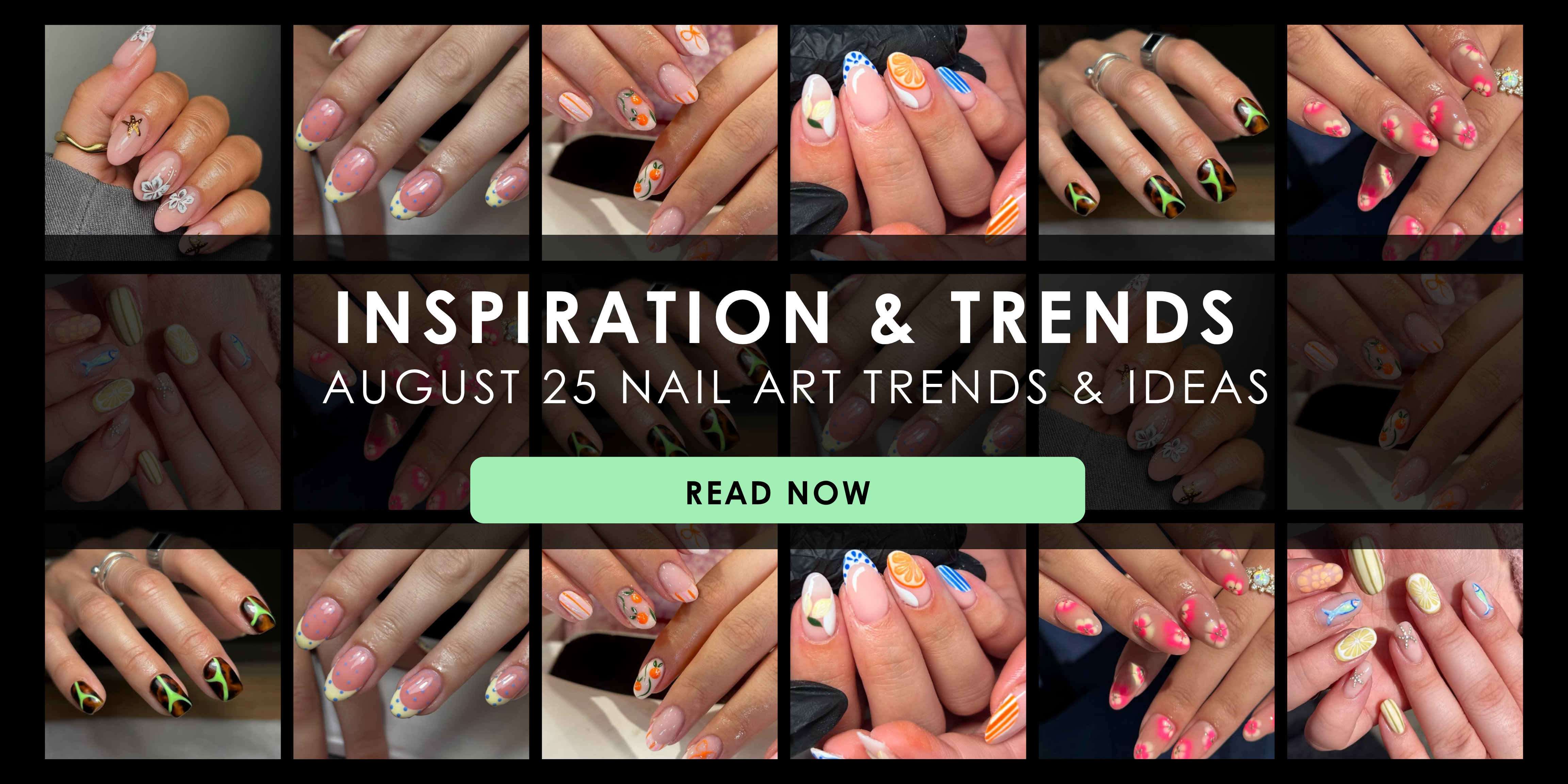 Sunny Citrus Nails for August 2025