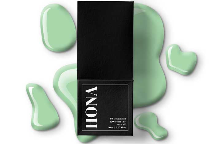 HONA Agave Gel Polish | Green Nail Polish