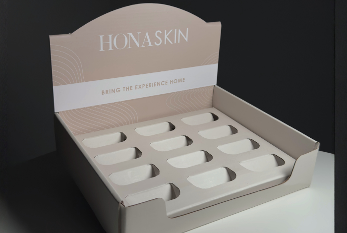 HONA SKIN Cuticle Balm Retail Stand