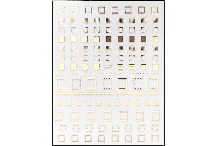58 - Square/Triangle Outline Stickers