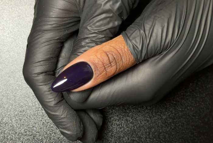 Darkness HEMA Free Gel Polish on hand