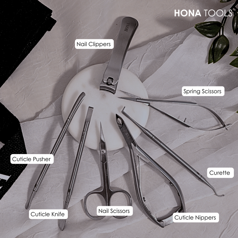 Tools Collection - Japanese (J2) Stainless Steel (Silver) - 7pcs