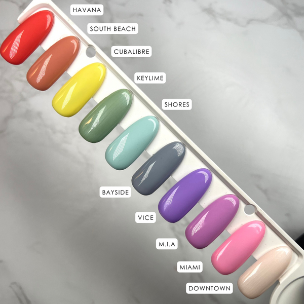 Miami Mani Gel Polish Collection