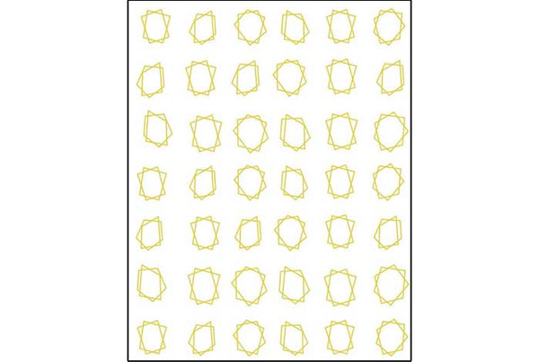 20 - Geometric Frame Stickers
