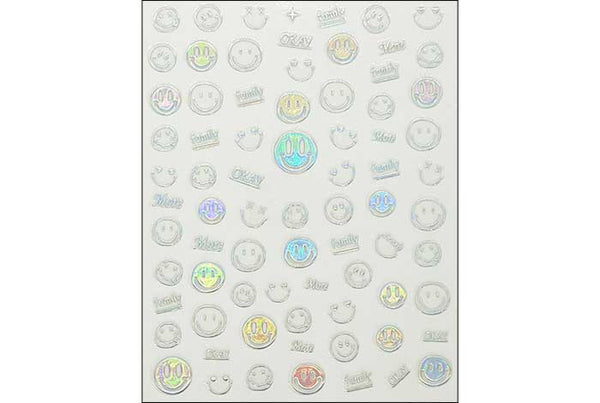 Smiley Faces Nail Stickers