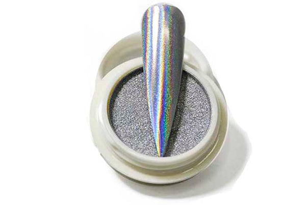 Holographic Silver Chrome