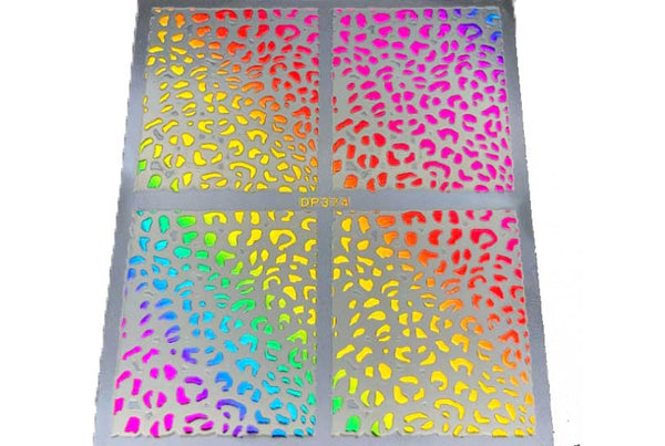 46 - Rainbow Animal Print Stickers