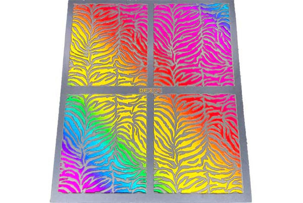 46 - Rainbow Animal Print Stickers