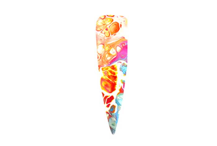 102 - Rainbow Slick Marble Foil