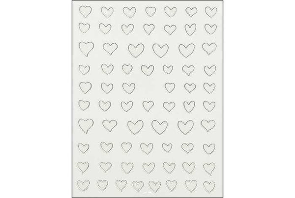 31 - Heart Outline Stickers