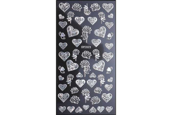 49 - Roses & Hearts Stickers